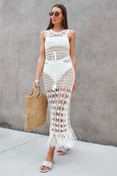 Nicole Knit Long Cover Up | Dress In Beauty
